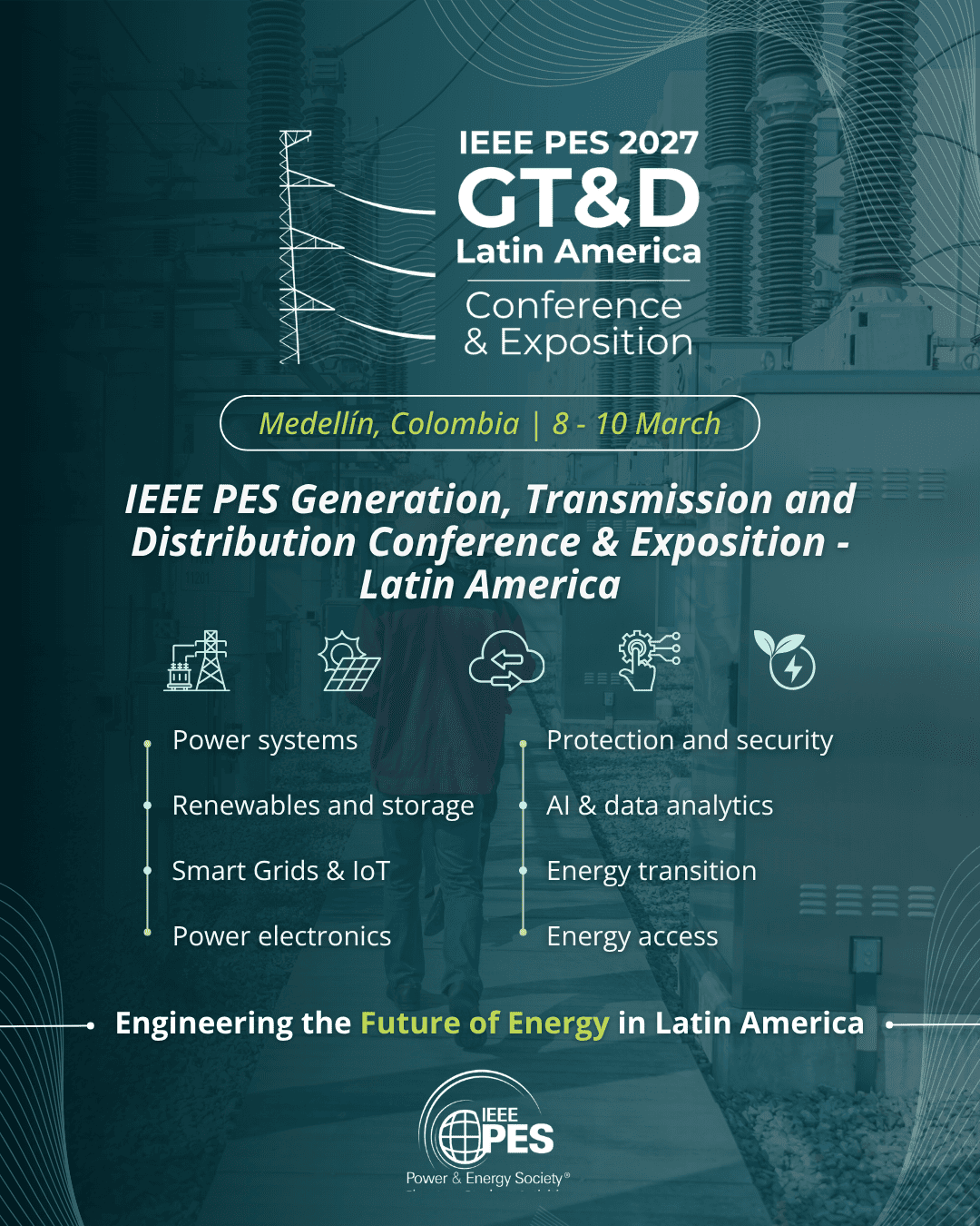 IEEE PES GT&D Latin America 2027 — Medellín, Colombia